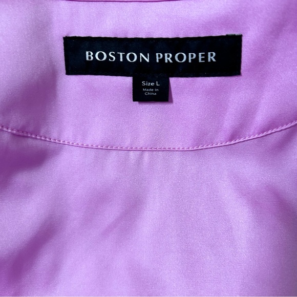 Boston Proper Rose Flower Textured Blazer Jacket Size Large Valentines Day - Picture 5 of 16